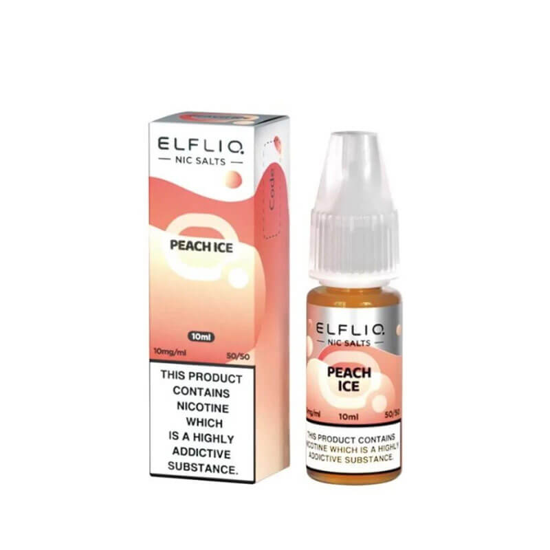 Elf Bar ElfLiq Peach Ice Nic Salt E-Liquid