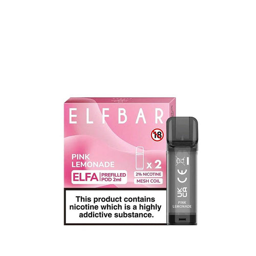 Elf Bar Elfa Pink Lemonade Prefilled Pods 20mg