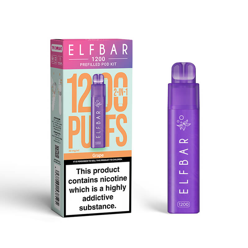 Elf Bar 1200 2-in-1 Prefilled Pod Vape Kit