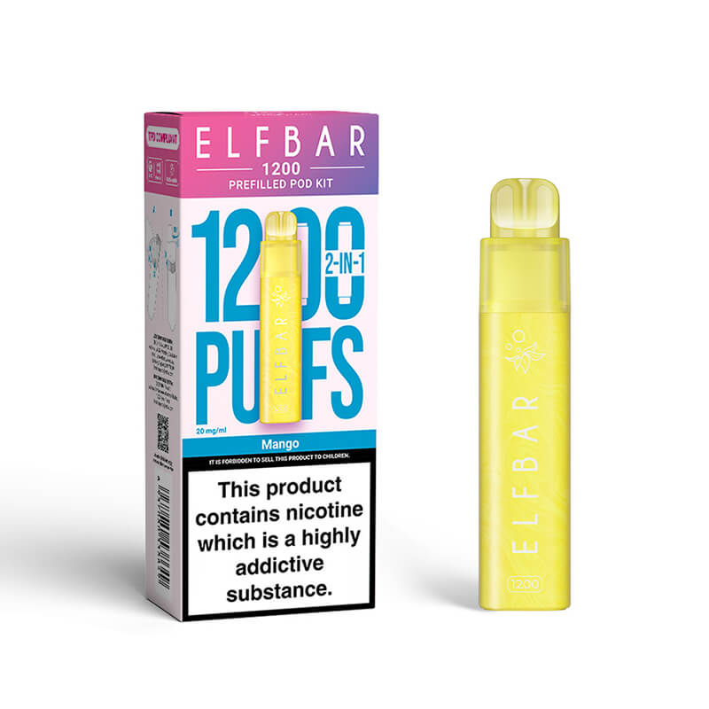 Elf Bar 1200 2-in-1 Prefilled Pod Vape Kit