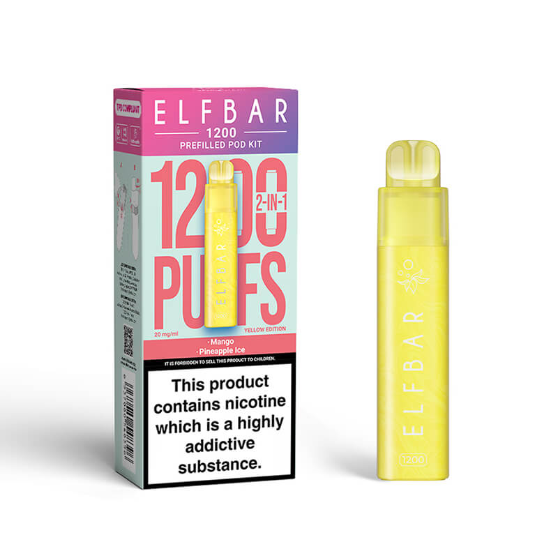 Elf Bar 1200 2-in-1 Prefilled Pod Vape Kit