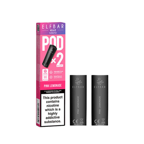 Elf Bar 4in1 Pink Lemonade Prefilled Vape Pods - 20mg