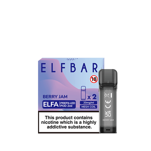 Elf Bar Elfa Berry Jam Prefilled Pods 20mg - 2 Pack