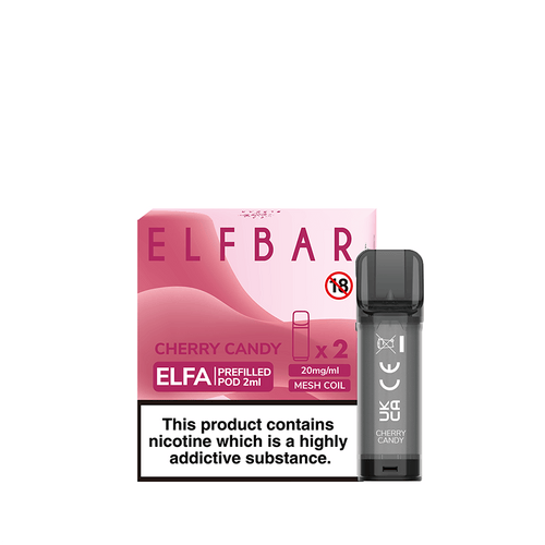 Elf Bar Elfa Cherry Candy Prefilled Pods 20mg - 2 Pack