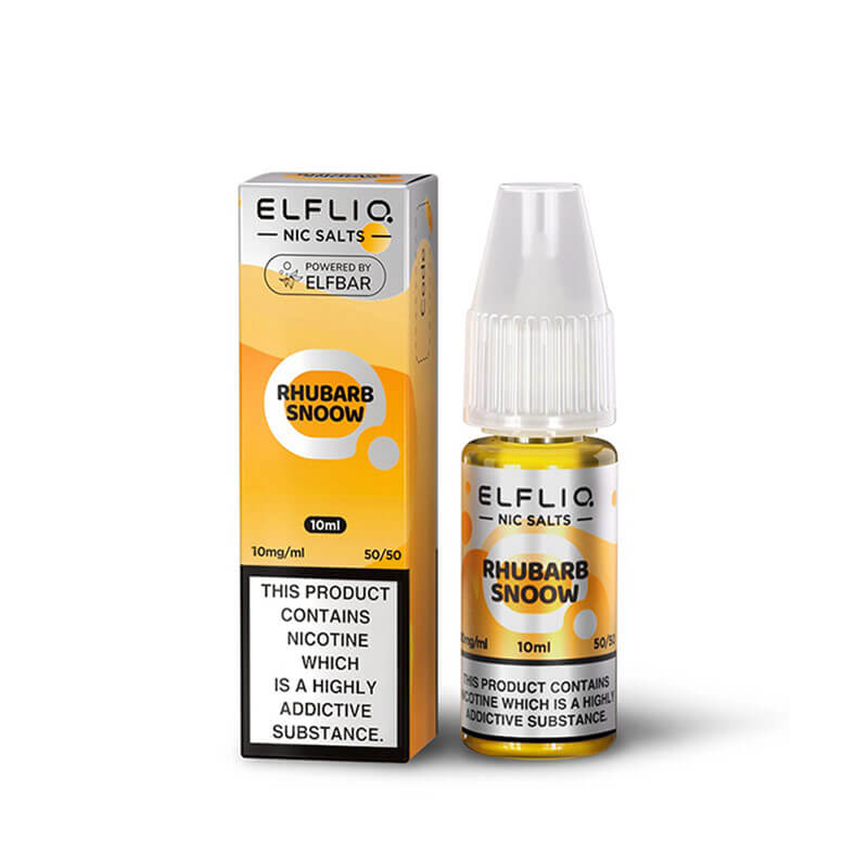 Elf Bar ElfLiq Rhubarb Snoow 10ml Nic Salt E-Liquid