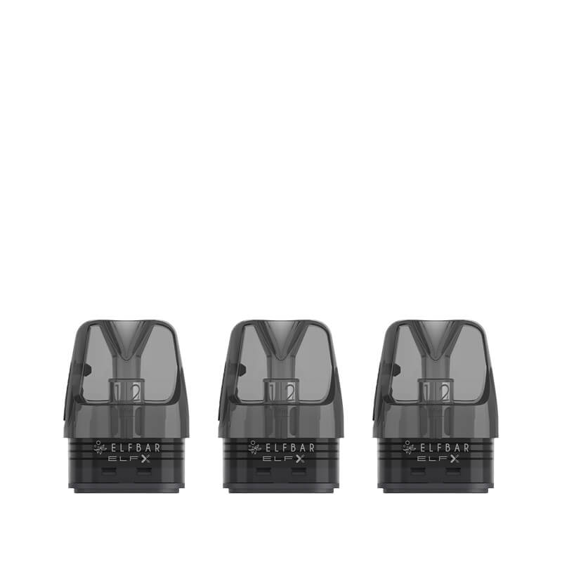 Elfbar Elfx Dual Mesh Replacement Vape Pods 2ml - 3 Pods