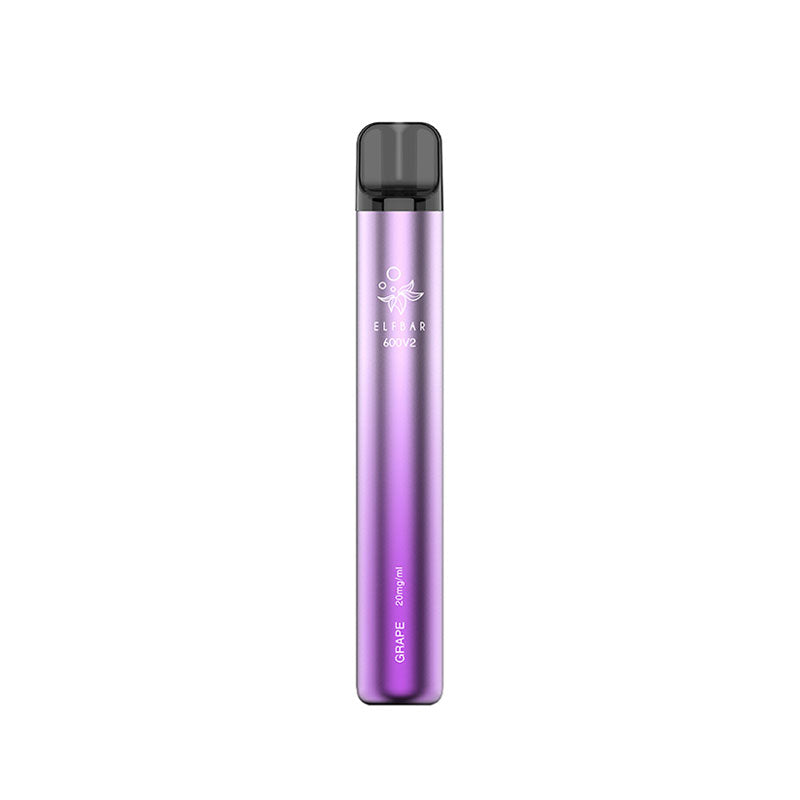 Elf Bar 600 V2 Grape Disposable Vape 20mg