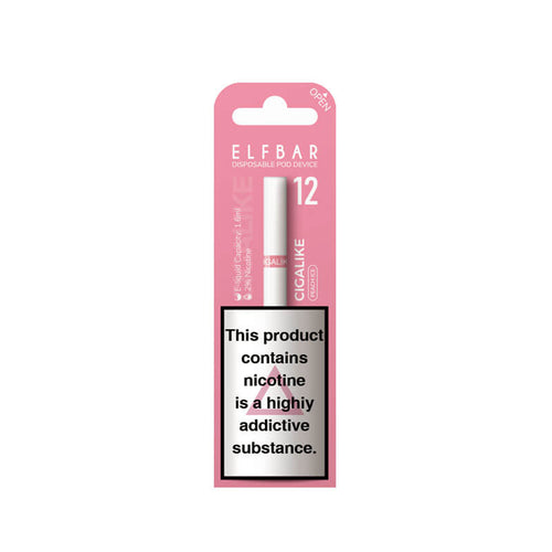 Elf Bar Cigalike Peach Ice Disposable Vape 20mg