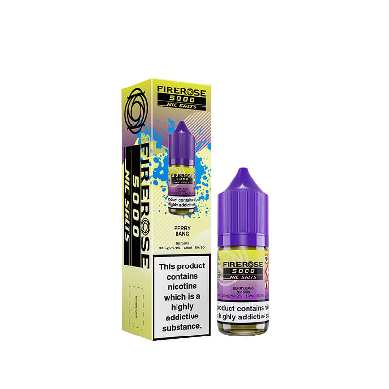 Elux Firerose 5000 Berry Bang 10ml Nic Salt E-Liquid