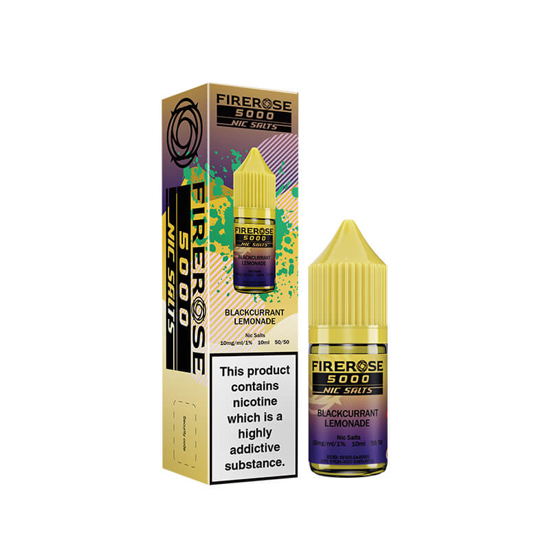 Elux Firerose 5000 Blackcurrant Lemonade 10ml Nic Salt E-Liquid