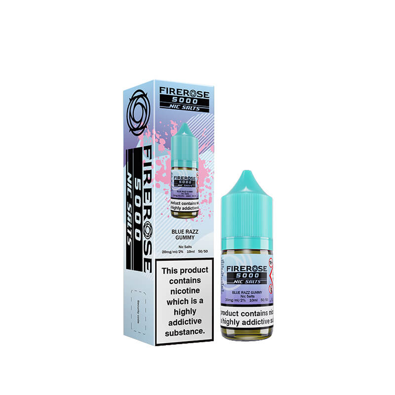 Elux Firerose 5000 Blue Razz Gummy 10ml Nic Salt E-Liquid