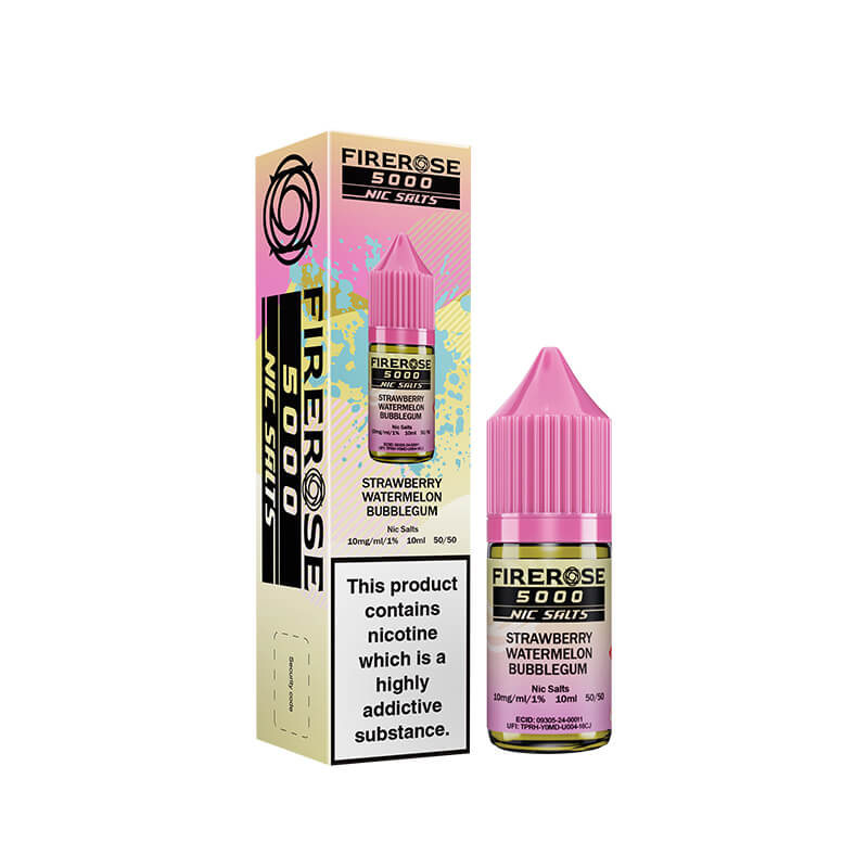 Elux Firerose 5000 Strawberry Watermelon  Bubblegum 10ml Nic Salt E-Liquid