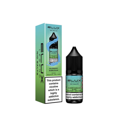 Elux Legend Blueberry Bubblegum Nic salt  E-Liquid 10ml