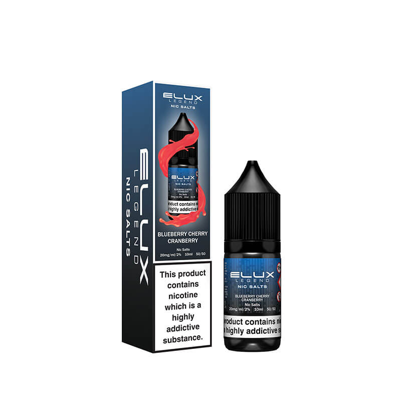 Elux Legend Blueberry Cherry Cranberry Nic salt  E-Liquid 10ml