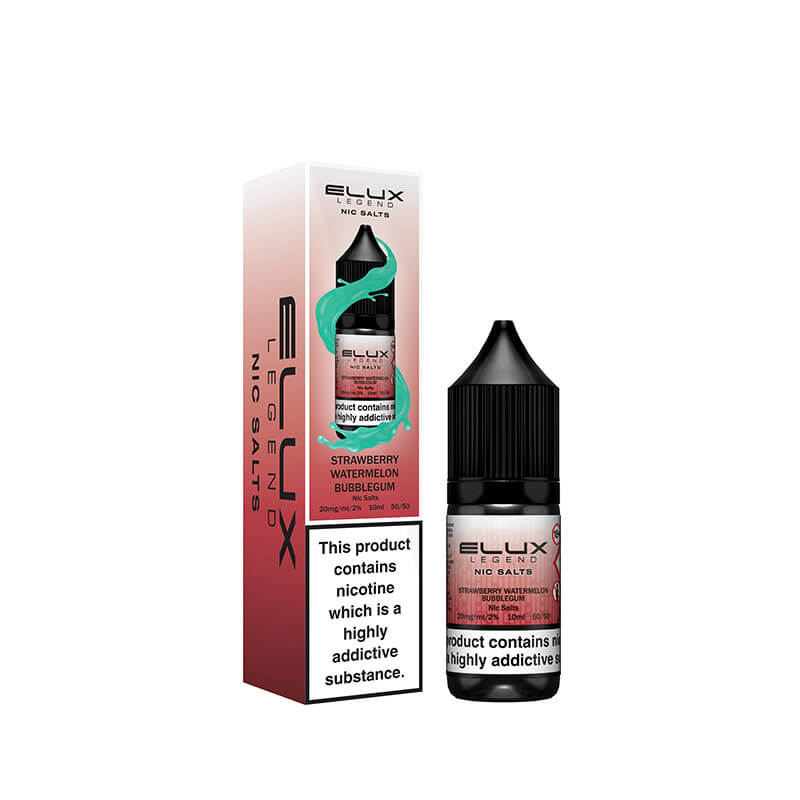 Elux Legend Strawberry Watermelon Bubblegum Nic salt  E-Liquid 10ml