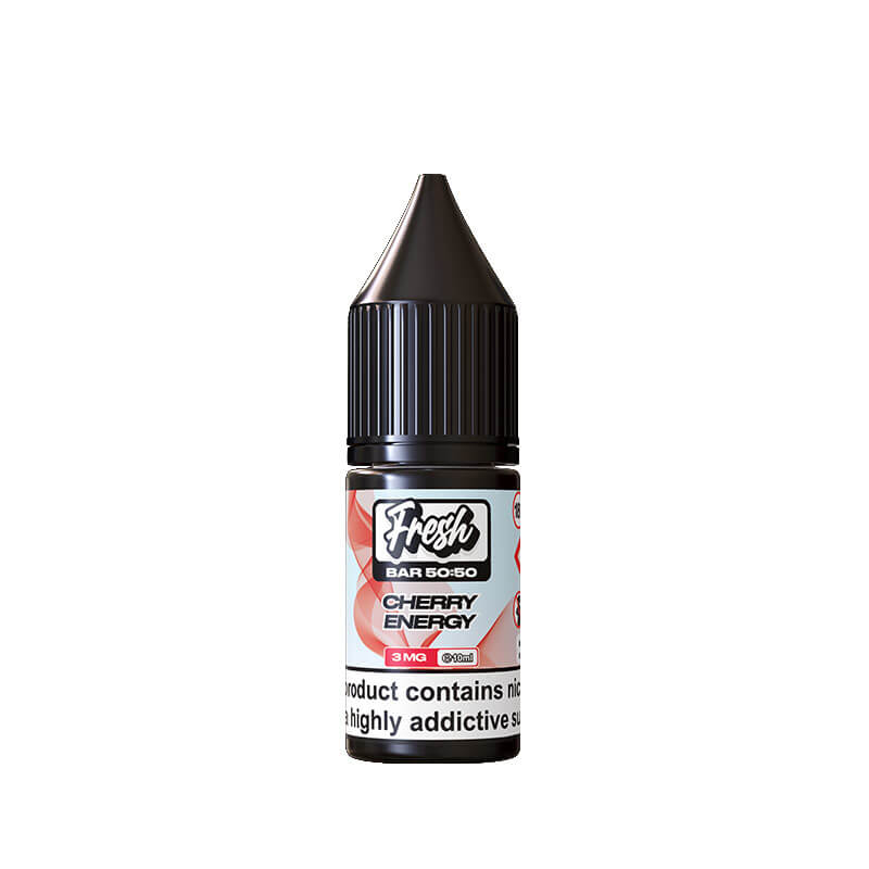 Fresh Bar 50/50 Cherry Energy 10ml E-Liquid By Pukka Juice