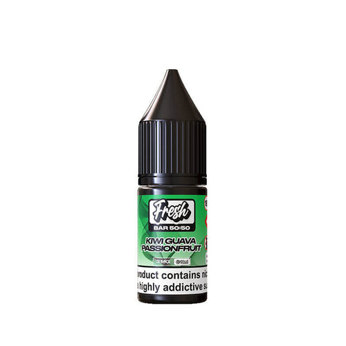 Fresh Bar 50/50 Kiwi Guava Passionfruit 10ml E-Liquid By Pukka Juice