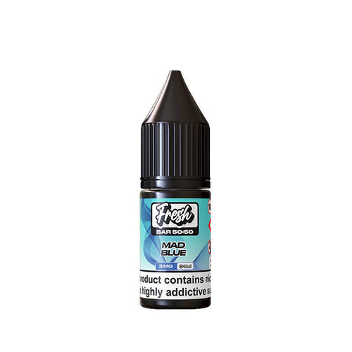 Fresh Bar 50/50 Mad Blue 10ml E-Liquid By Pukka Juice