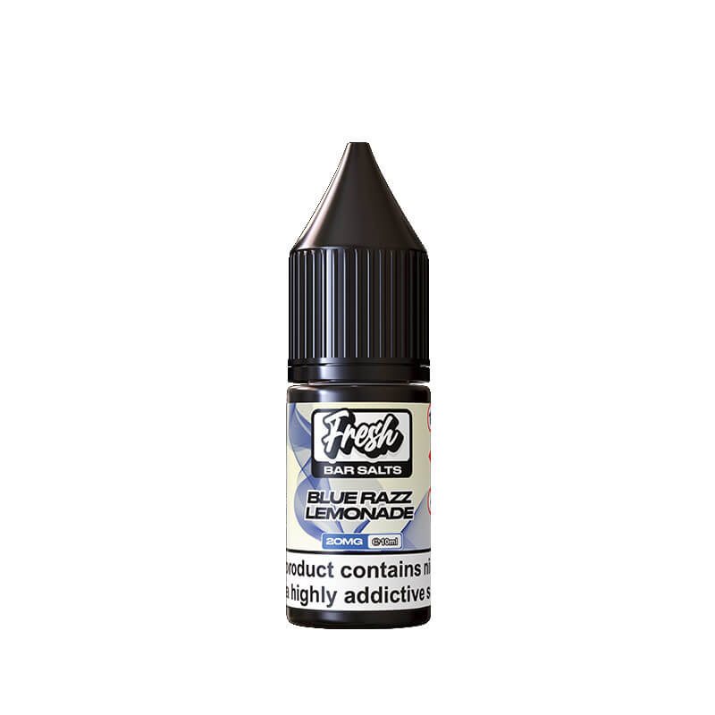 Fresh Bar Salts Blue Razz Lemonade 10ml Nic Salt E-Liquid By Pukka Juice