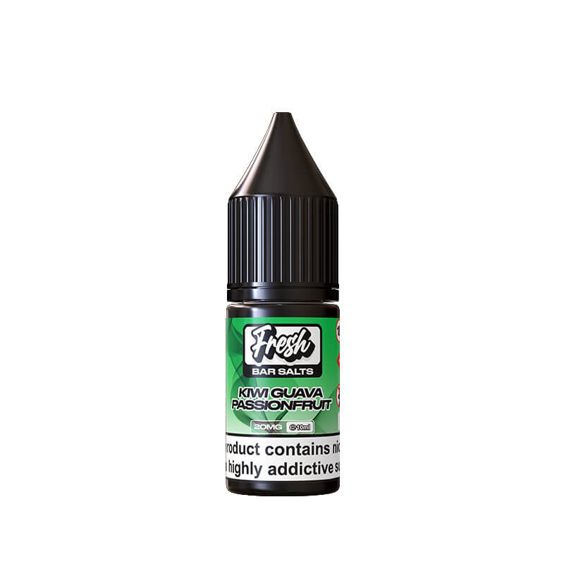 Fresh Bar Salts Kiwi Guava Passionfruit 10ml Nic Salt E-Liquid By Pukka Juice