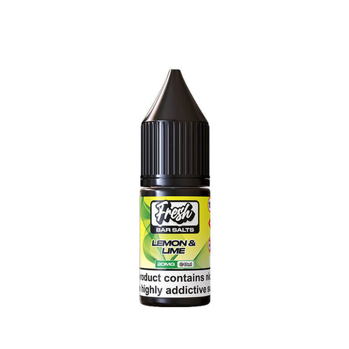 Fresh Bar Salts Lemon & Lime 10ml Nic Salt E-Liquid By Pukka Juice