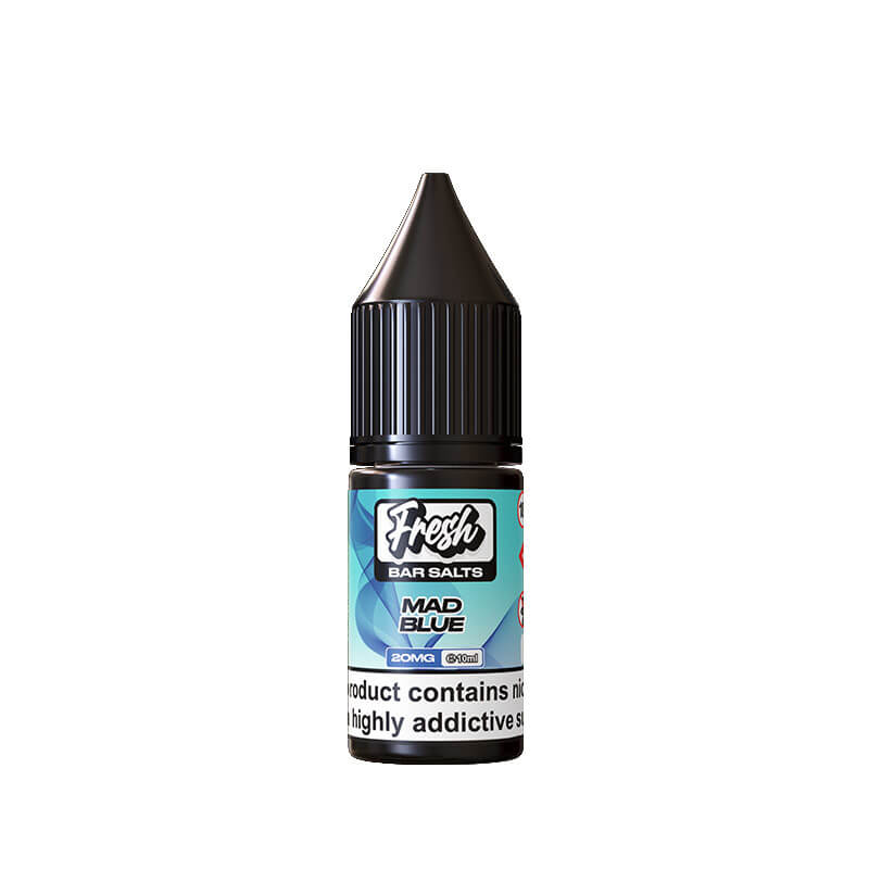 Fresh Bar Salts Mad Blue 10ml Nic Salt E-Liquid By Pukka Juice