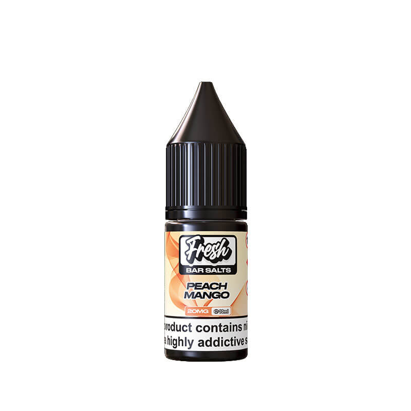 Fresh Bar Salts Peach Mango 10ml Nic Salt E-Liquid By Pukka Juice