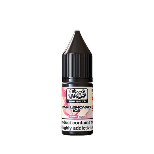 Fresh Bar Salts Pink Lemonade Ice 10ml Nic Salt E-Liquid By Pukka Juice