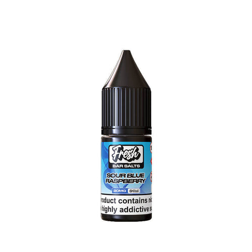 Fresh Bar Salts Sour Blue Raspberry 10ml Nic Salt E-Liquid By Pukka Juice