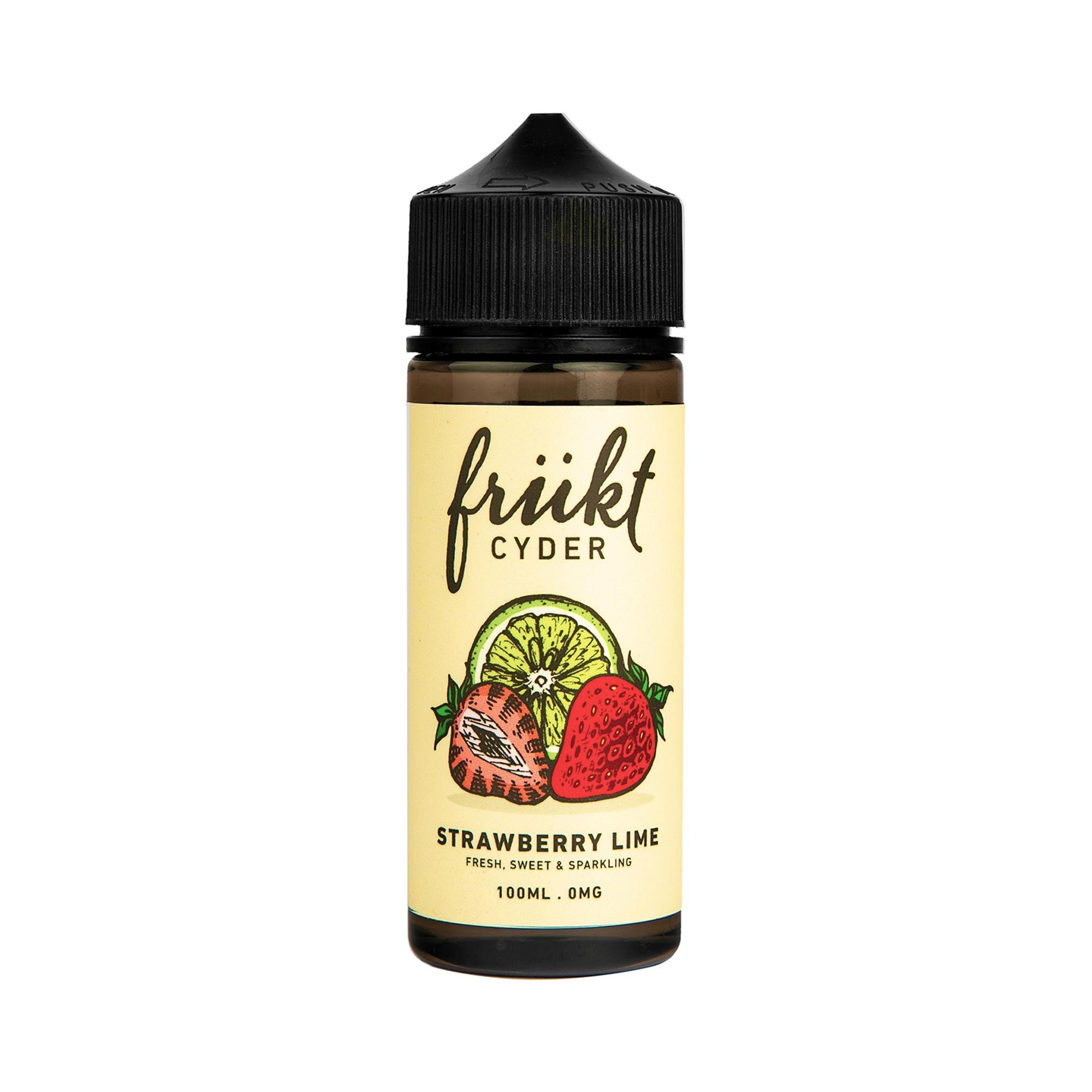 Frukt Cyder Strawberry & Lime 100ml E-liquid