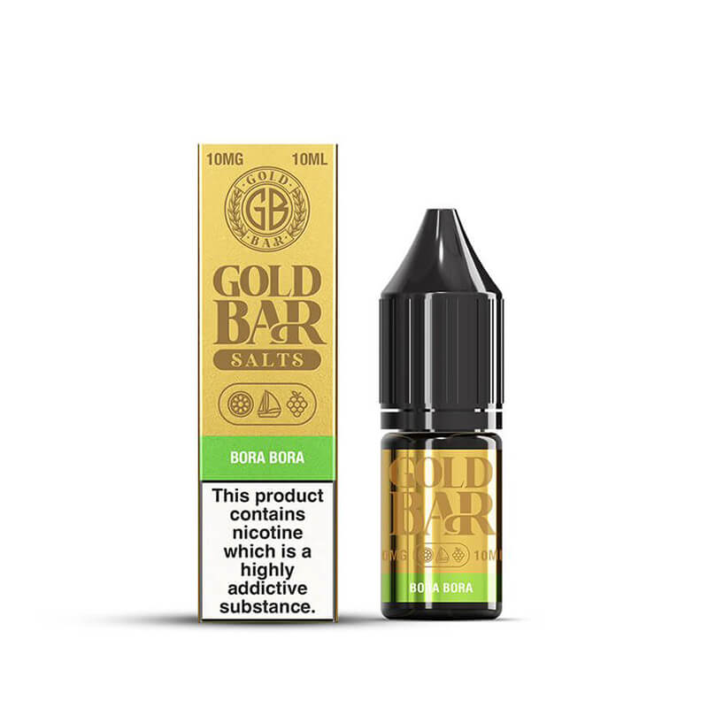 Gold Bar Salts Bora Bora Nic Salt E-Liquid 10ml