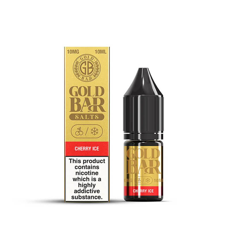 Gold Bar Salts Cherry Ice Nic Salt E-Liquid 10ml