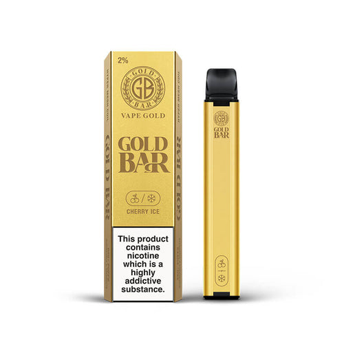 Gold Bar Cherry Ice Disposable Vape 20mg