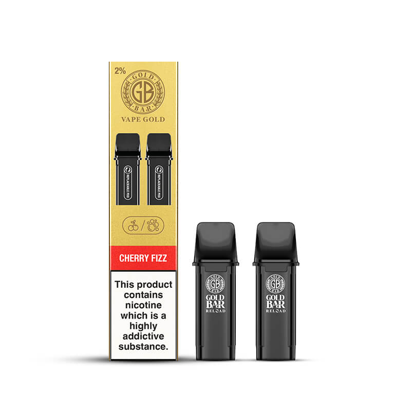 Gold Bar Reload Cherry Fizz Prefilled Vape Pods - 20mg