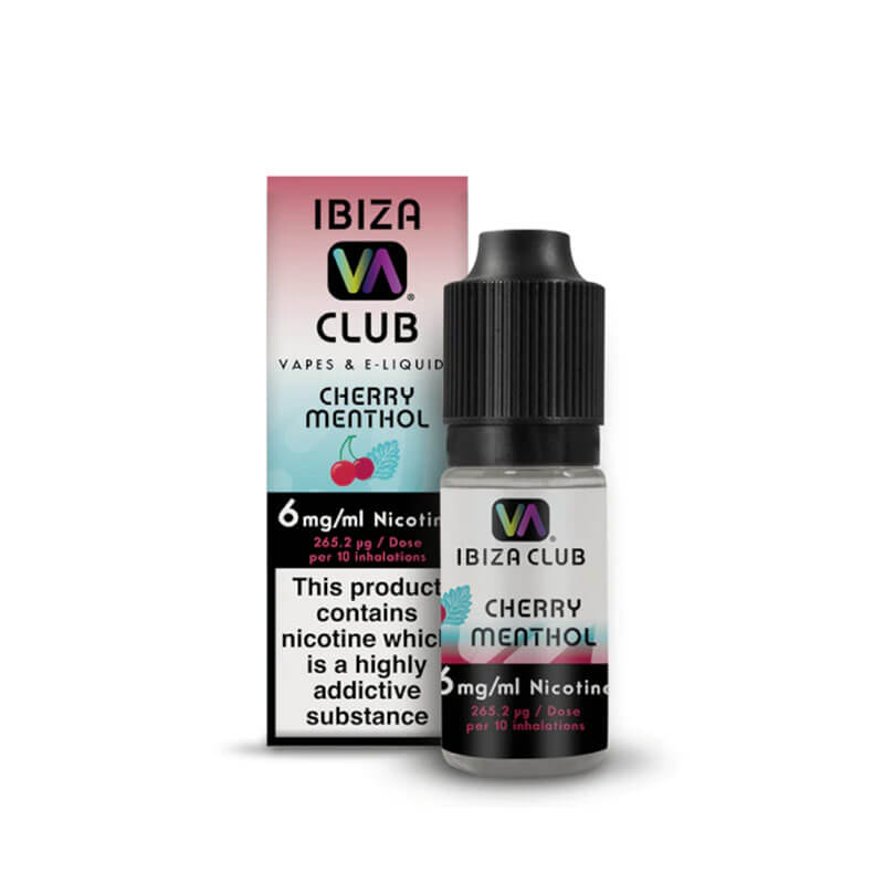 Ibiza Club Cherry Menthol 50/50  E-Liquid-6mg