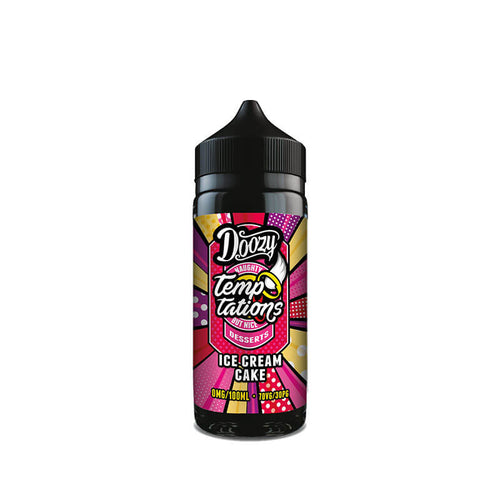 Doozy Vape Co Temptations Ice Cream Cake 100ml Shortfill E-Liquid