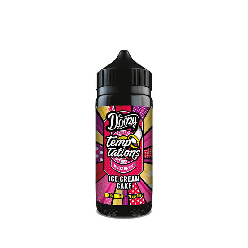 Doozy Vape Co Temptations Ice Cream Cake 100ml Shortfill E-Liquid