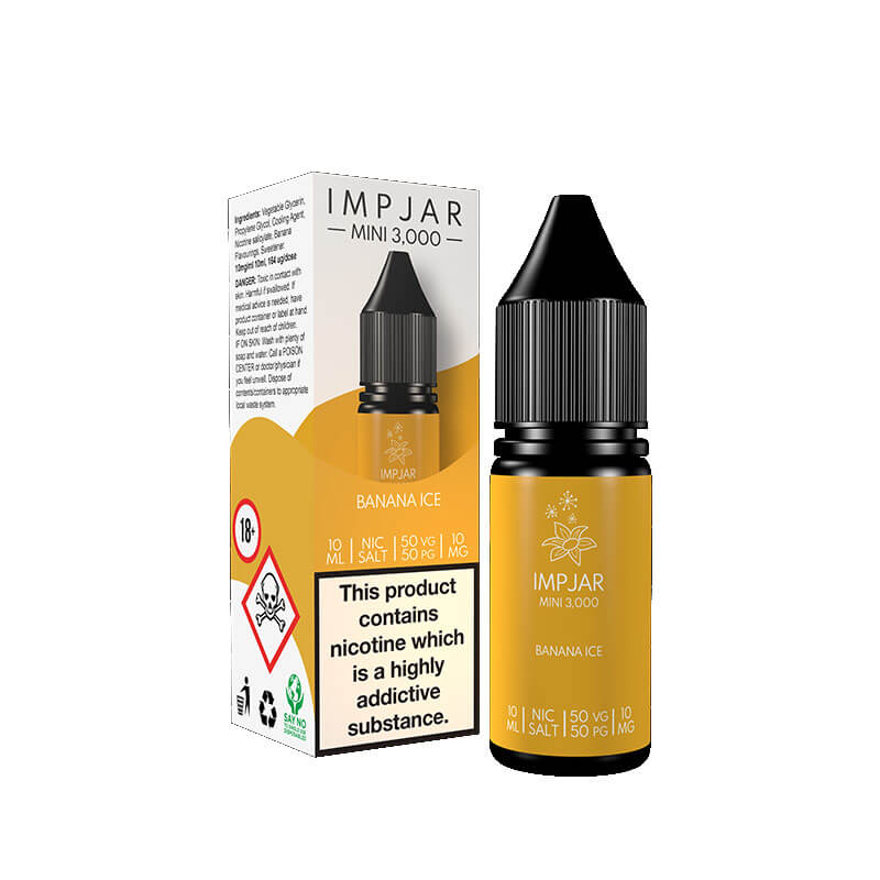 Imp Jar Banana Ice 10ml Nic Salt E-Liquid