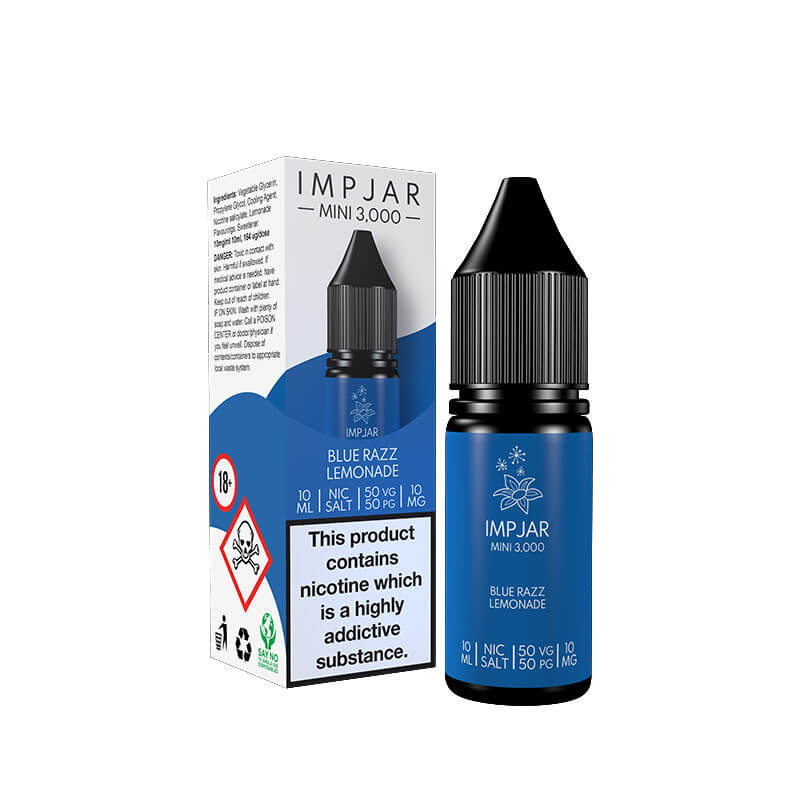 Imp Jar Blue Razz Lemonade 10ml Nic Salt E-Liquid