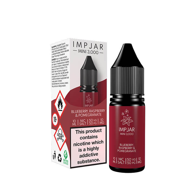 Imp Jar Blueberry Raspberry & Pomegranate 10ml Nic Salt E-Liquid