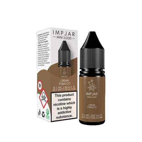 Imp Jar Cream Tobacco 10ml Nic Salt E-Liquid