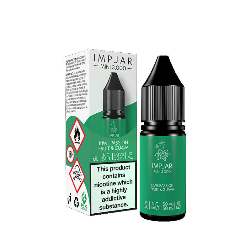 Imp Jar Kiwi Passionfruit & Guava 10ml Nic Salt E-Liquid