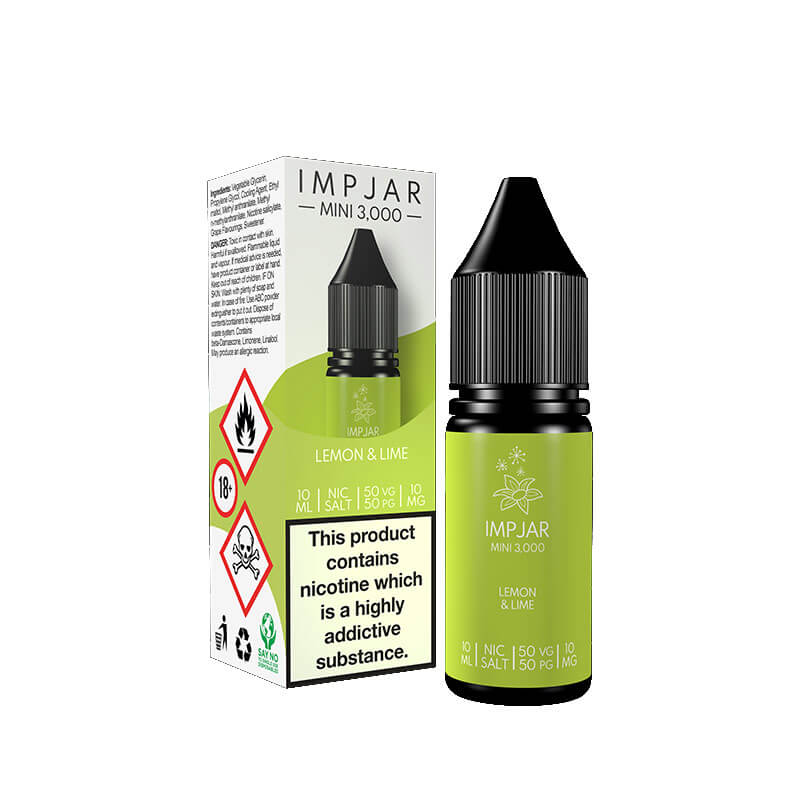 Imp Jar Lemon & Lime 10ml Nic Salt E-Liquid