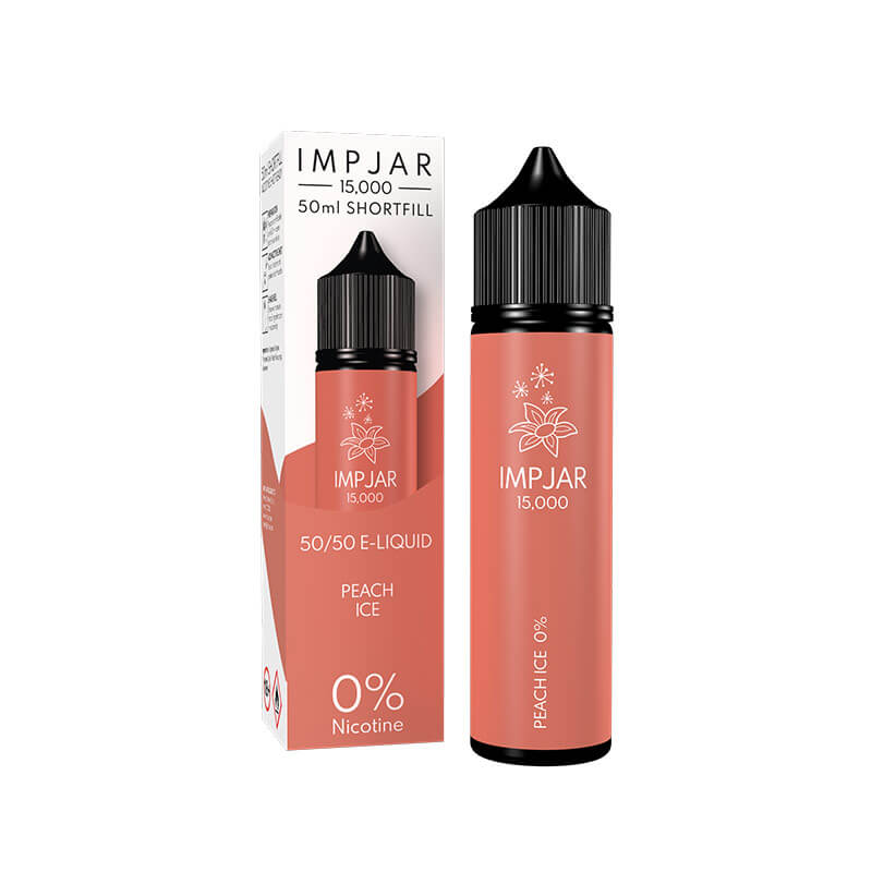 Imp Jar Peach Ice 50ml Shortfill E-Liquid