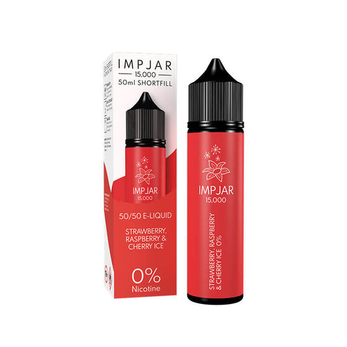 Imp Jar Strawberry Raspberry & Cherry 50ml Shortfill E-Liquid