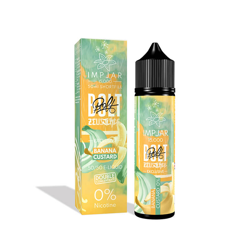 Imp Jar & Zeus Bolt Banana Custard 50ml Shortfill E-Liquid