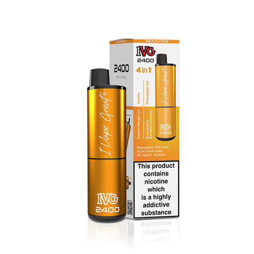 IVG  2400 Exotic Edition 4 In 1 20mg Disposable Vape