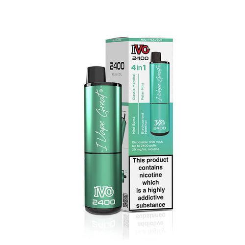 IVG  2400 Menthol Edition 4 In 1 20mg Disposable Vape