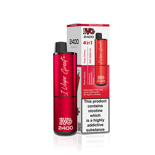 IVG  2400 Red Edition 4 In 1 20mg Disposable Vape