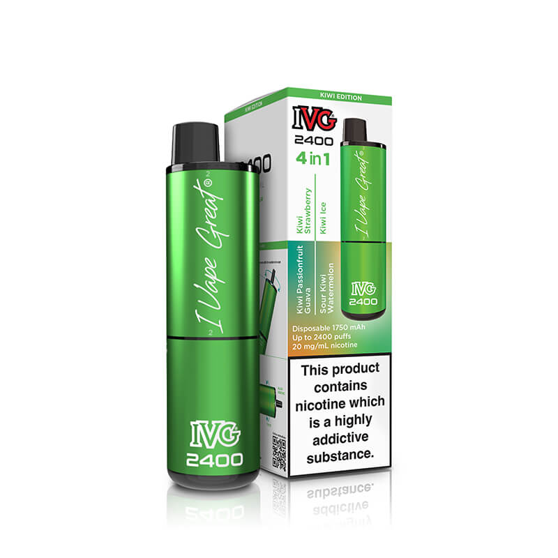 IVG  2400 Kiwi Edition 4 In 1 20mg Disposable Vape